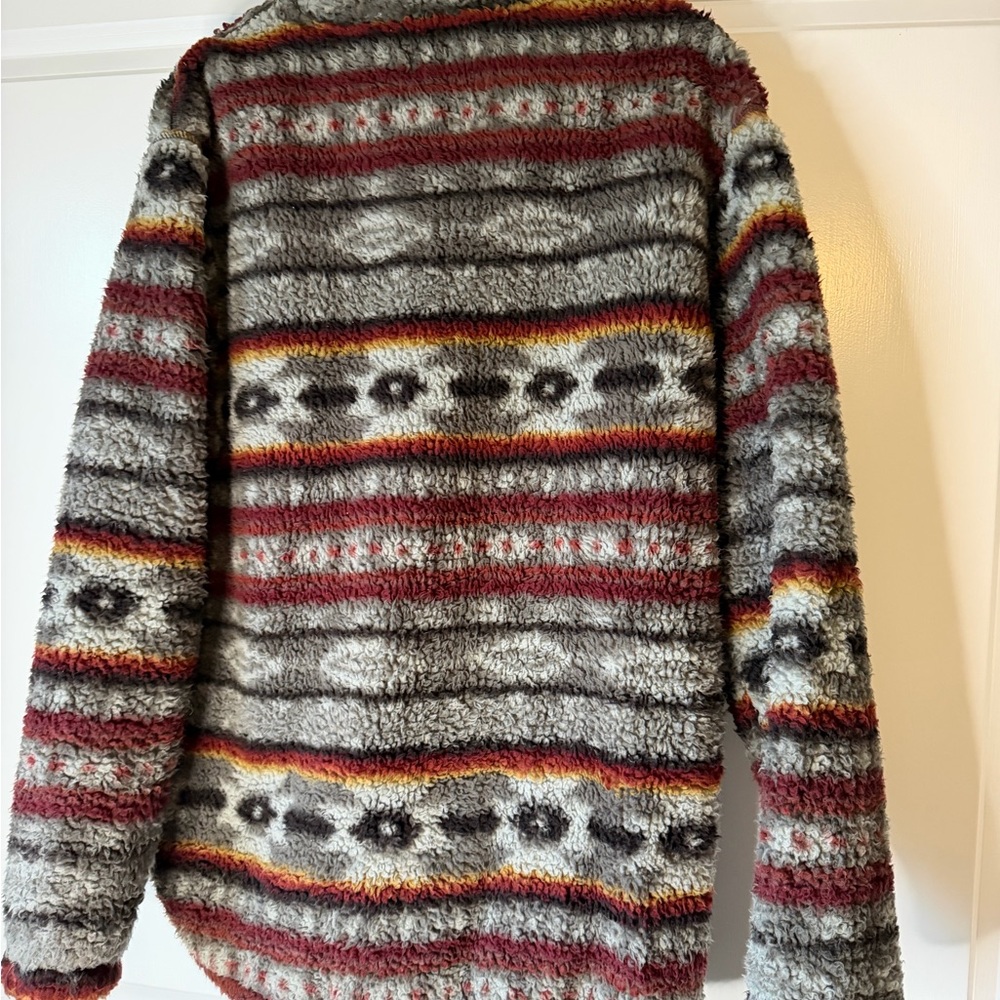 Men's Multicolor Patterned Sweater - Picture 4 of 4